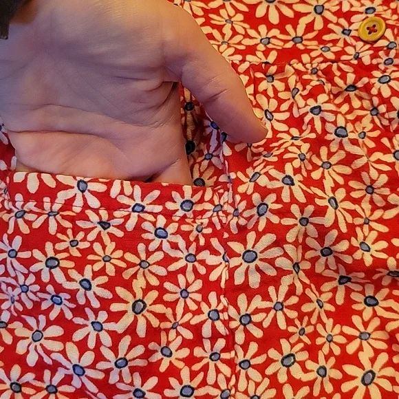 Cat & Jack floral cotton dress size 5T - Picture 4 of 5